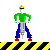 Animiertes Bauarbeiter und Baustelle Gif 14