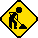 Animiertes Bauarbeiter und Baustelle Gif 5